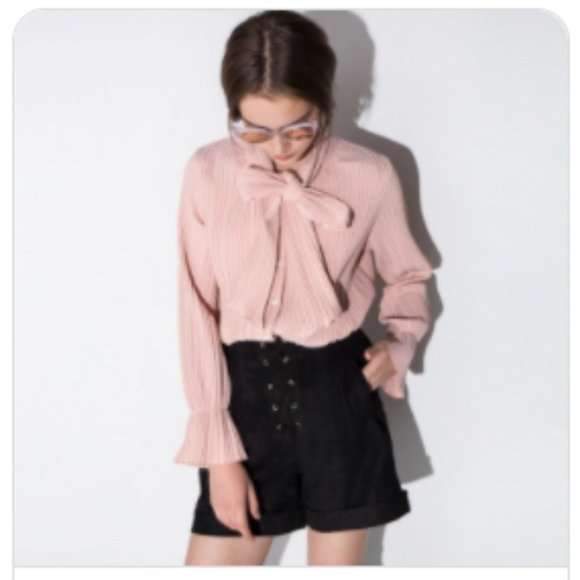 Pixie Market Pink Blouse - Small - Picture 3 of 5